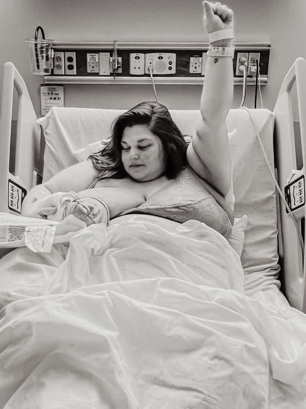 Suz Gillies-Smith is a body acceptance advocate, mother of two and the person behind the Instagram account @plussizebreastfeeding. (Photo: Courtesy of Suz Gillies-Smith)