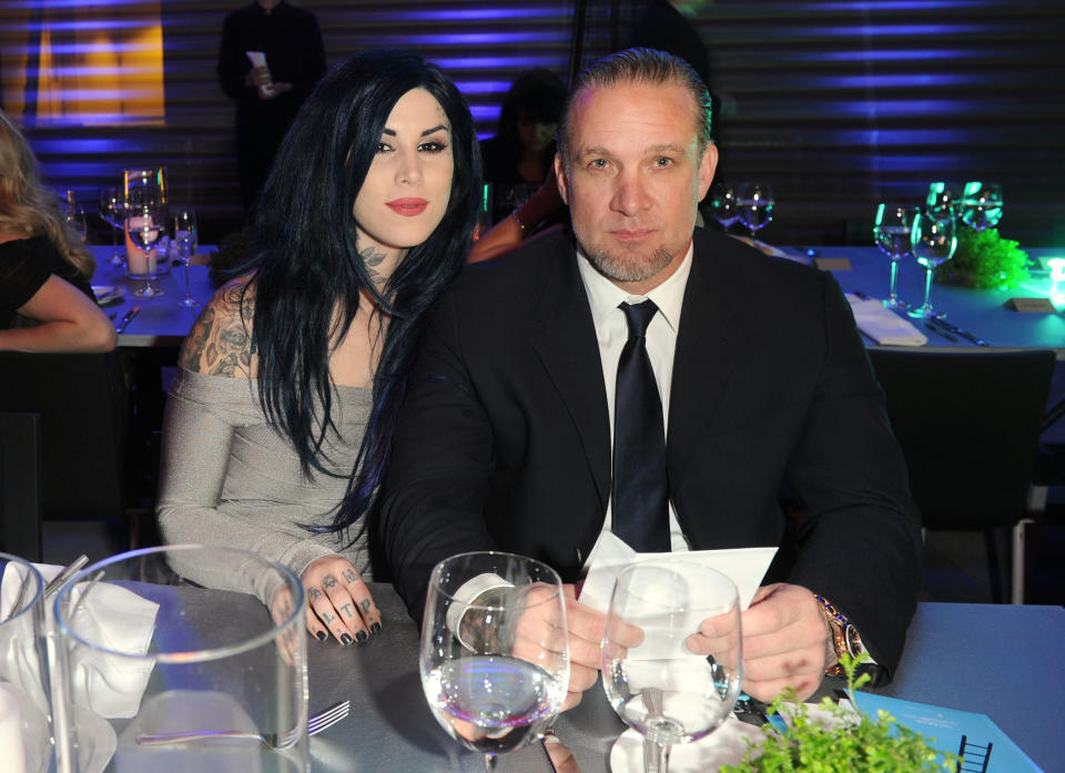 FILE: Kat Von D And Jesse James Have Reunited