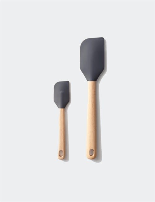 Made by Design small wood-handled flexible spatula by Target, $2, target.com. Made by Design large wood-handled flexible spatula by Target, $4, target.com