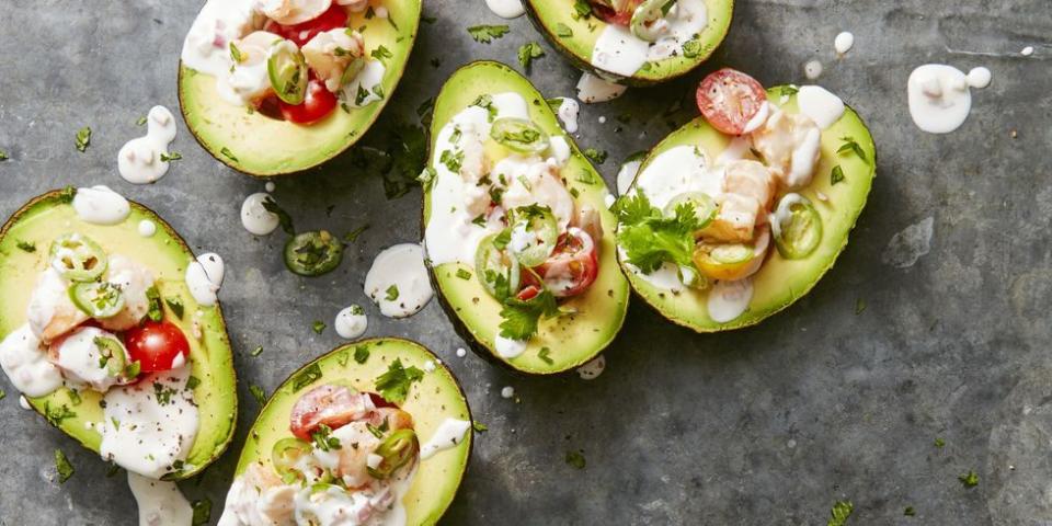 Citrusy Shrimp-Stuffed Avocados