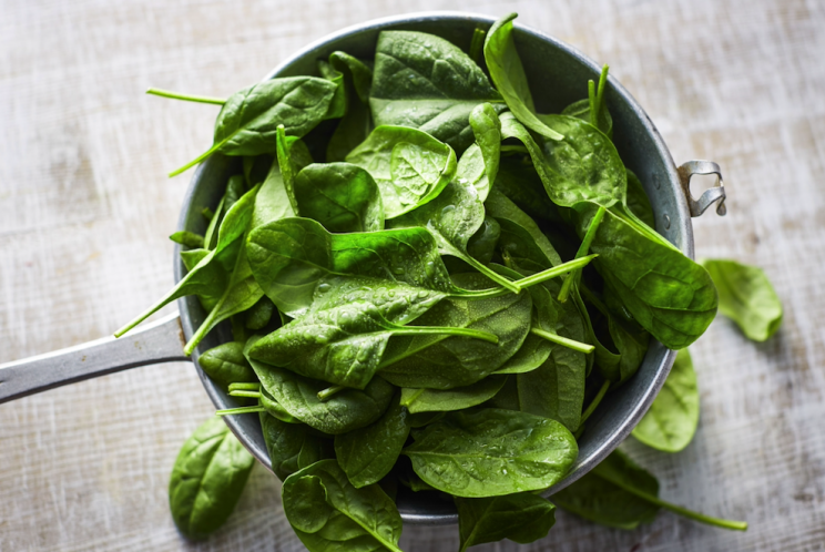 Spinach and other leafy vegetables are a good source of vitamin K (Rex)