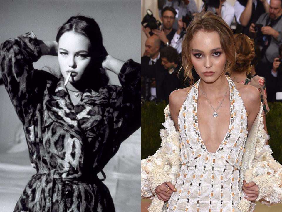 vanessa paradis and lily rose depp