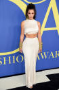 <p>Kimmy K chose a simple two-piece to complement her signature curves. <br>Source: Getty </p>