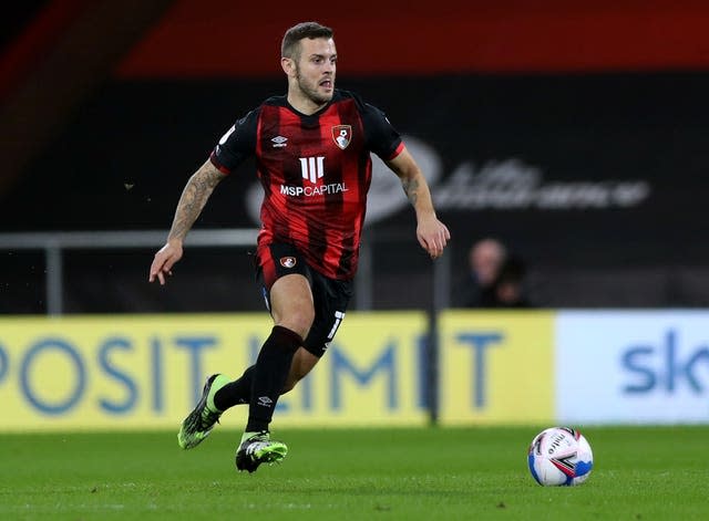 Jack Wilshere in action for Bournemouth