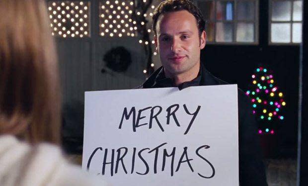 Andrew Lincoln being terrifying in Love Actually (Rex)