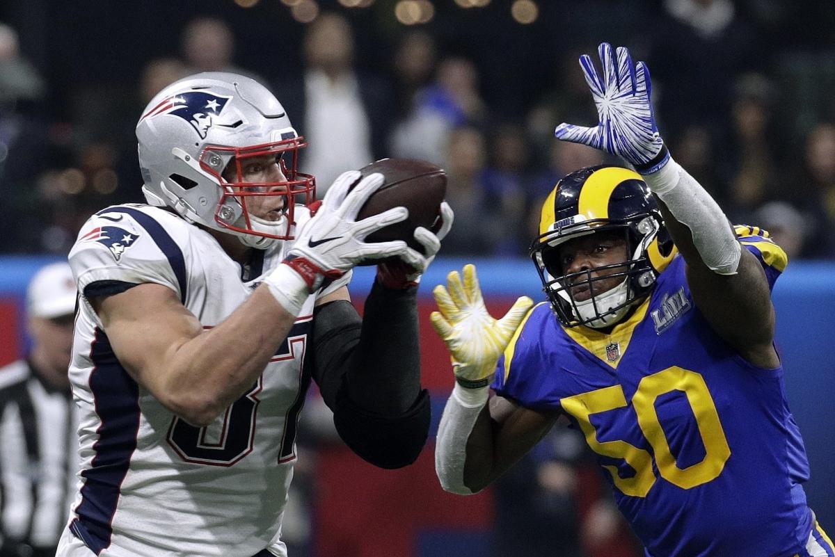 Super Bowl LII: New England Patriots' Rob Gronkowski praised by