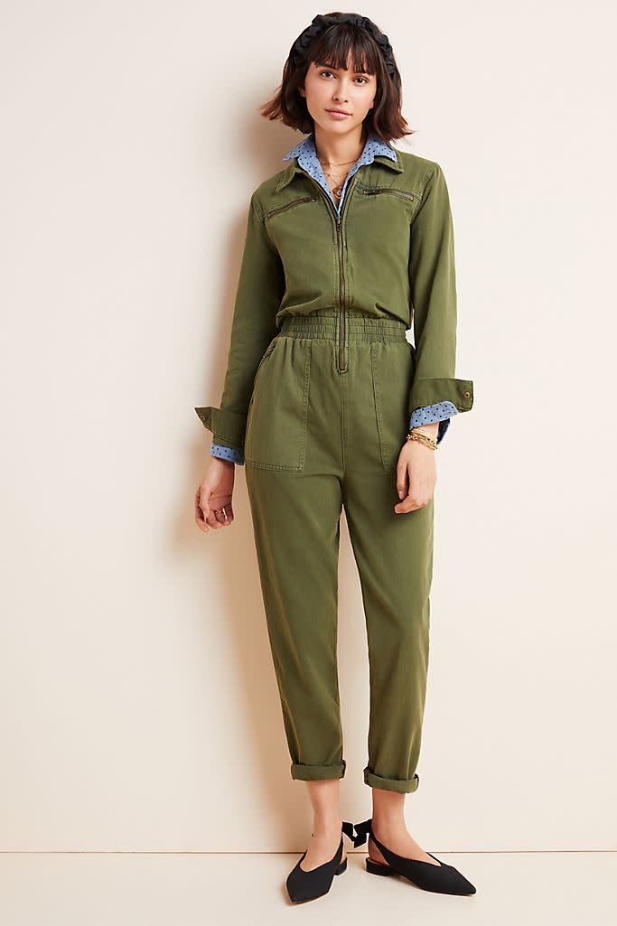 Victor Twill Utility Jumpsuit  (Anthropologie)