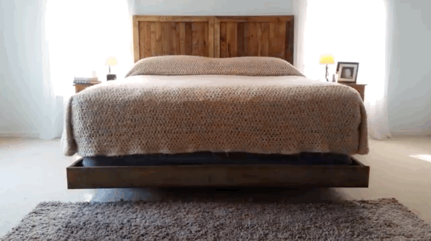 The Rocking Bed, shown at CES, sways back and forth to help you sleep.
