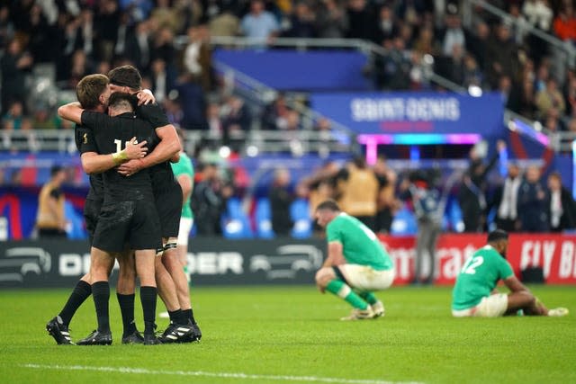 Ireland lost to New Zealand in last autumn's Rugby World Cup.