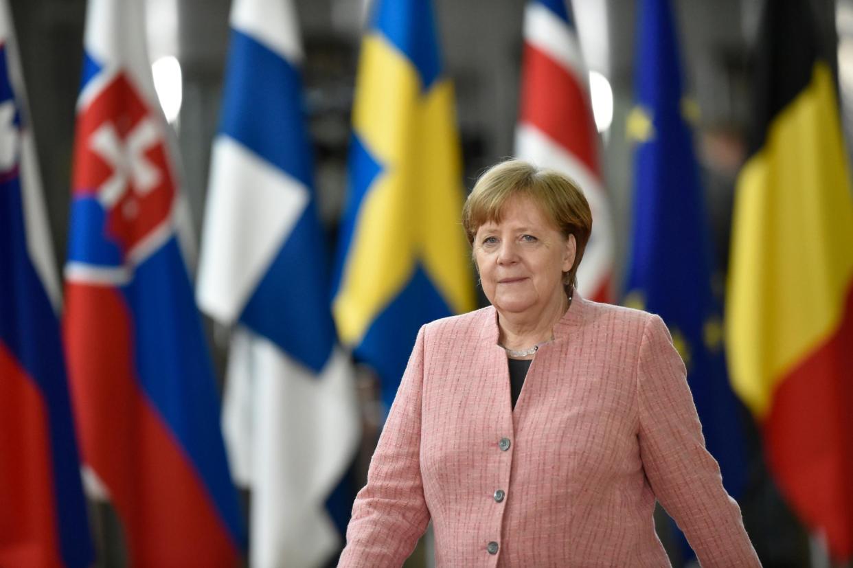 Angela Merkel has faced a domestic political showdown over migration in recent weeks: AFP/Getty