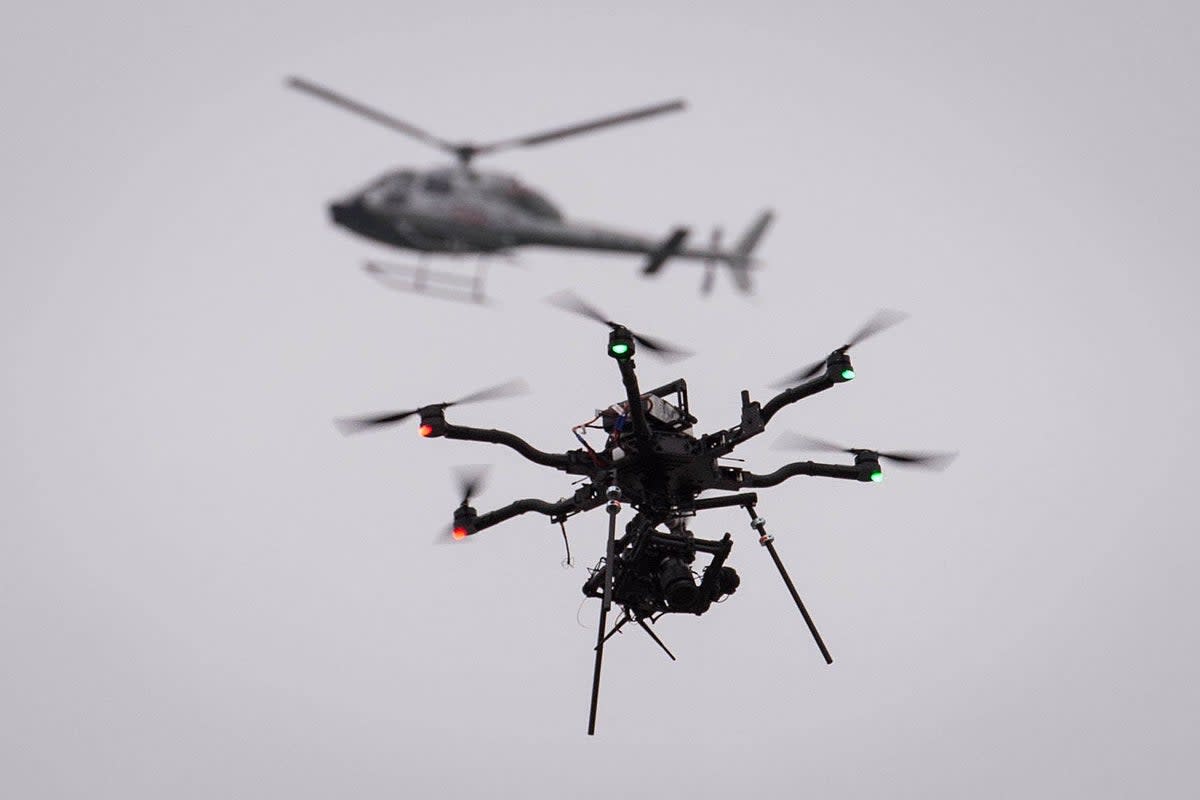 Technology that could save police forces money has been backed in the budget, including a scheme for greater use of drones (Stefan Rousseau/PA) (PA Archive)