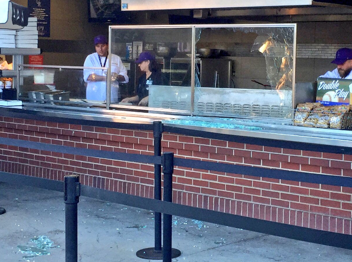 A number of burgers will not be sold at Coors Field on Monday. (@Rockies Screenshot)