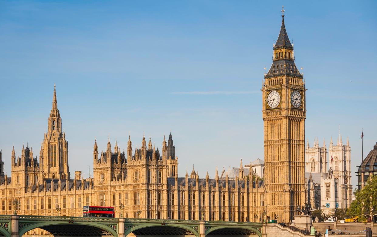 Parliament on an early summer morning