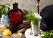 <p><strong>Ingredients</strong></p><p>1.5 oz Bib & Tucker 6-Year Bourbon<br>.25 oz elderflower liqueur <br>4 oz soda water<br>6 sprigs thyme<br>6 leaves mint<br>Lemon twist, mint, and thyme sprigs to garnish</p><p><strong>Instructions</strong></p><p>Muddle elderflower liqueur, mint, and thyme together in a mixing glass. Add bourbon, stir together briefly, and double strain over ice into a highball glass. Add soda water and stir briefly to combine. Garnish with a lemon twist, thyme, and mint sprigs.</p>