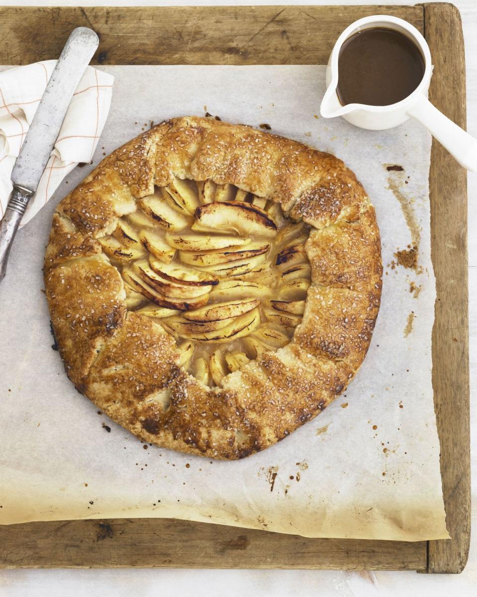 Rustic Apple Galette with Butterscotch