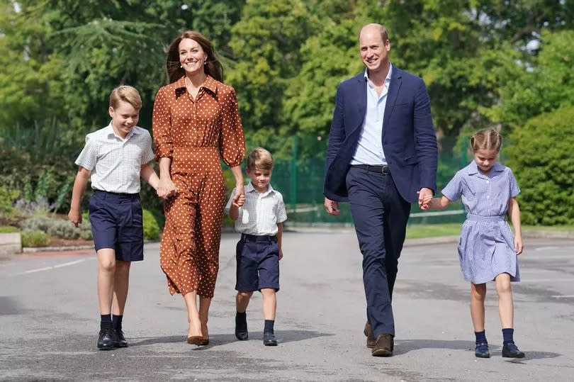 Prince William, Princess Catherine, Prince George, Princess Charlotte and Prince Louis