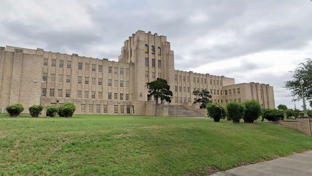 PHOTO: North Little Rock High School in a Google Maps Street View image in 2021. (Google Maps Street View)