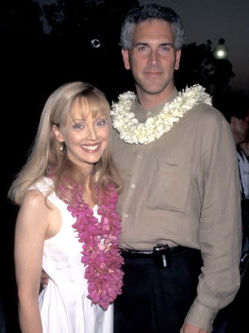 <p>Jim Smeal/Ron Galella Collection/Getty</p> Shelley Long and Bruce Tyson during the "A Very Brady Sequel" Hollywood Premiere.