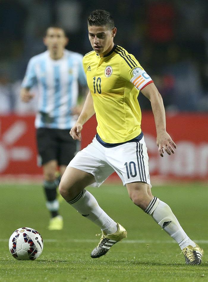 James Rodríguez cogió un vuelo para reencontrarse con su familia. EFE/Mario Ruiz