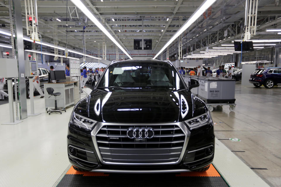 2016 Audi Q5 2.0 is pictured during the opening of a new plant in San Jose Chiapa