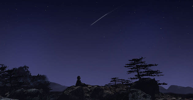 Capture your memories of a meteor shower