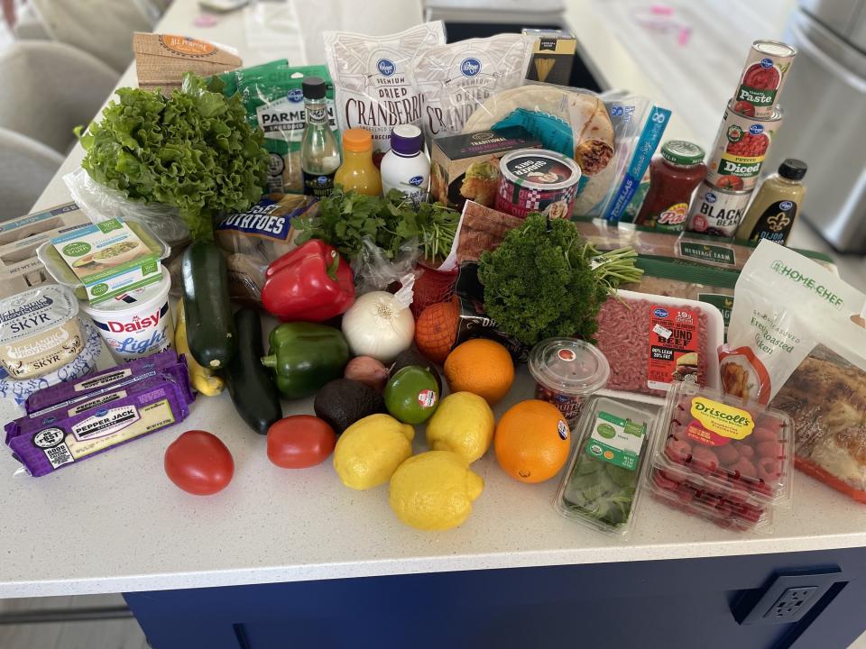 weekly grocery haul