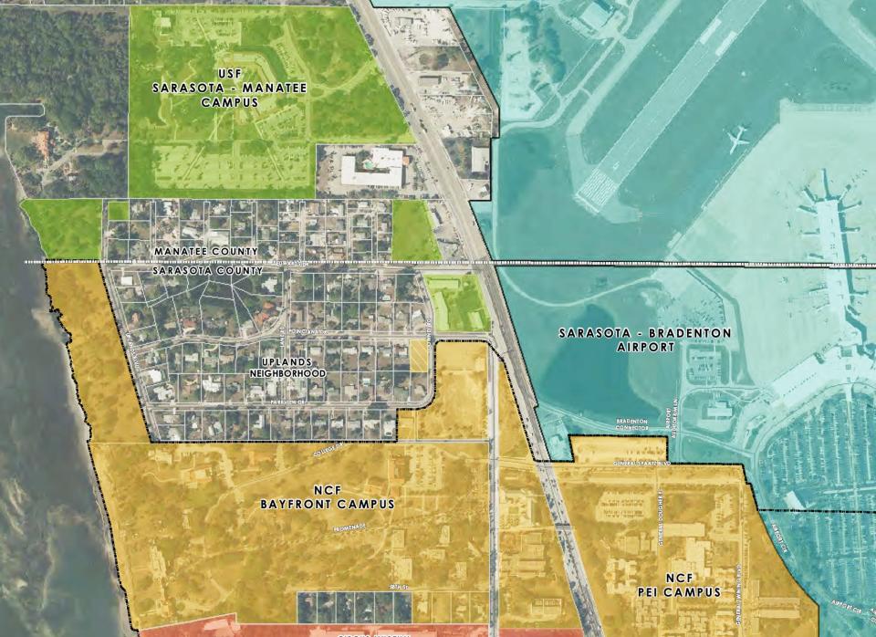 Manatee County is donating a part of the Crosley Estate property to New College of Florida. It is located immediately west of the University of South Florida Sarasota-Manatee campus.