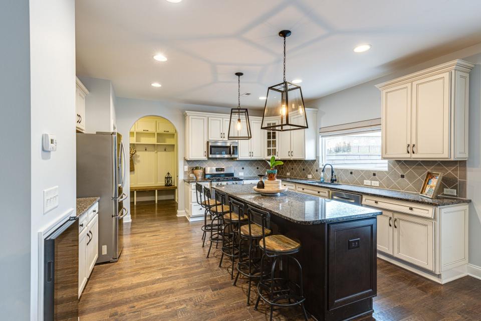When Realtor Davey Hackett was asked to list country singer Walker Hayes' house in Thompson's Station, he decided to take a different approach and make a funny video showing the home. This photo shows the home's kitchen, which is featured in the video.