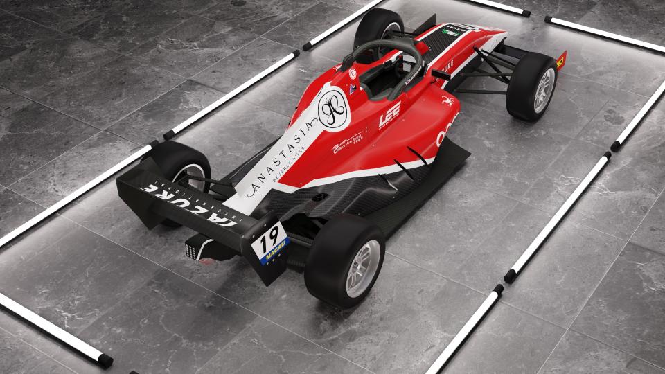 Bustamante's #19 Formula 4 car.