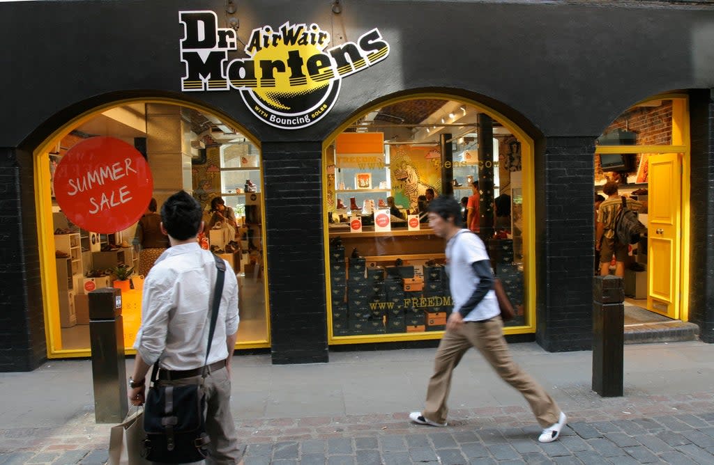 Dr Martens is pleased with its Christmas preparations (PA) (PA Archive)