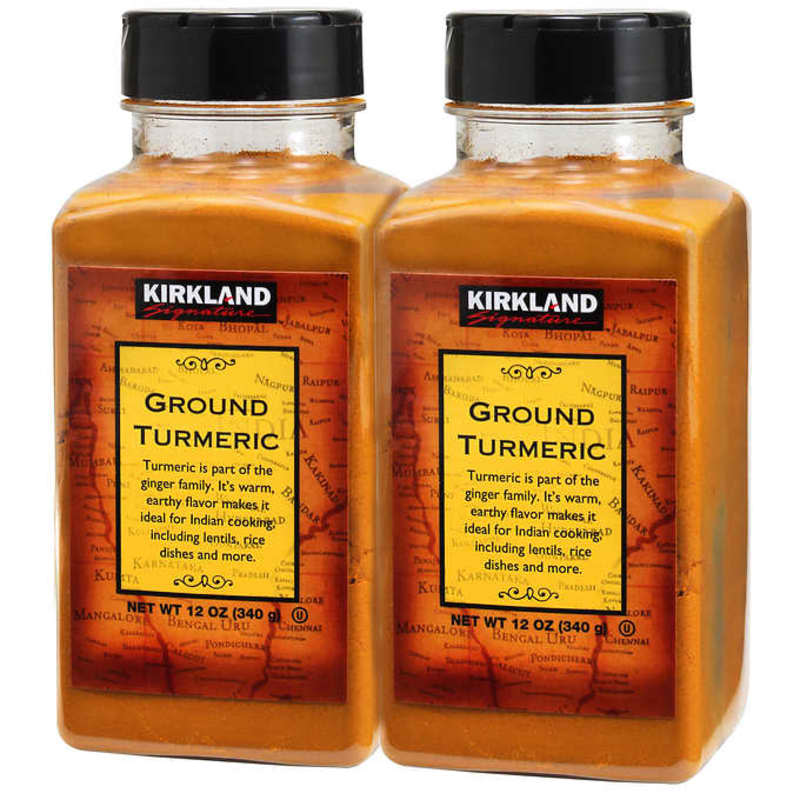 <span> Credit: <a href="https://www.costco.com/Kirkland-Signature-Ground-Turmeric%2c-12-oz.%2c-2-count.product.100400211.html" rel="nofollow noopener" target="_blank" data-ylk="slk:Costco;elm:context_link;itc:0;sec:content-canvas" class="link ">Costco</a></span> <span class="copyright">Credit: <a href="https://www.costco.com/Kirkland-Signature-Ground-Turmeric%2c-12-oz.%2c-2-count.product.100400211.html" rel="nofollow noopener" target="_blank" data-ylk="slk:Costco;elm:context_link;itc:0;sec:content-canvas" class="link ">Costco</a></span>