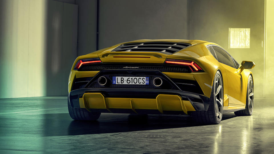 The 2020 Lamborghini Huracán Evo RWD
