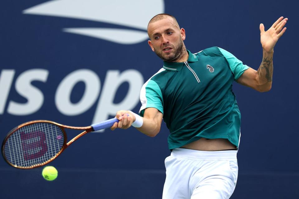 Opportunity knocks: Dan Evans will hope to reach the third round at the US Open in New York on Thursday   (Getty Images)