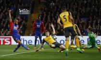 Britain Football Soccer - Crystal Palace v Arsenal - Premier League - Selhurst Park - 10/4/17 Crystal Palace's Andros Townsend scores their first goal Reuters / Stefan Wermuth Livepic