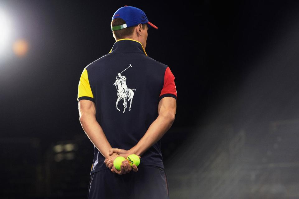 The Back of the US Open Ballperson Polo Shirt