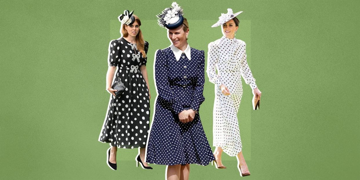 royal polka dot inspiration