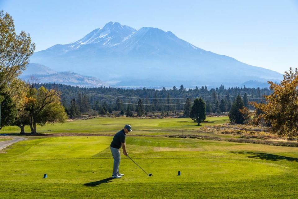 The Lake Shastina golf course sits at the base of Mount Shasta in Northern California.
