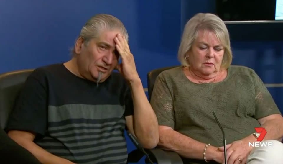 Ms Gatt's father, Victor, and stepmother, Cheryl, are pleading for information on what happened to their daughter. Source: 7 News