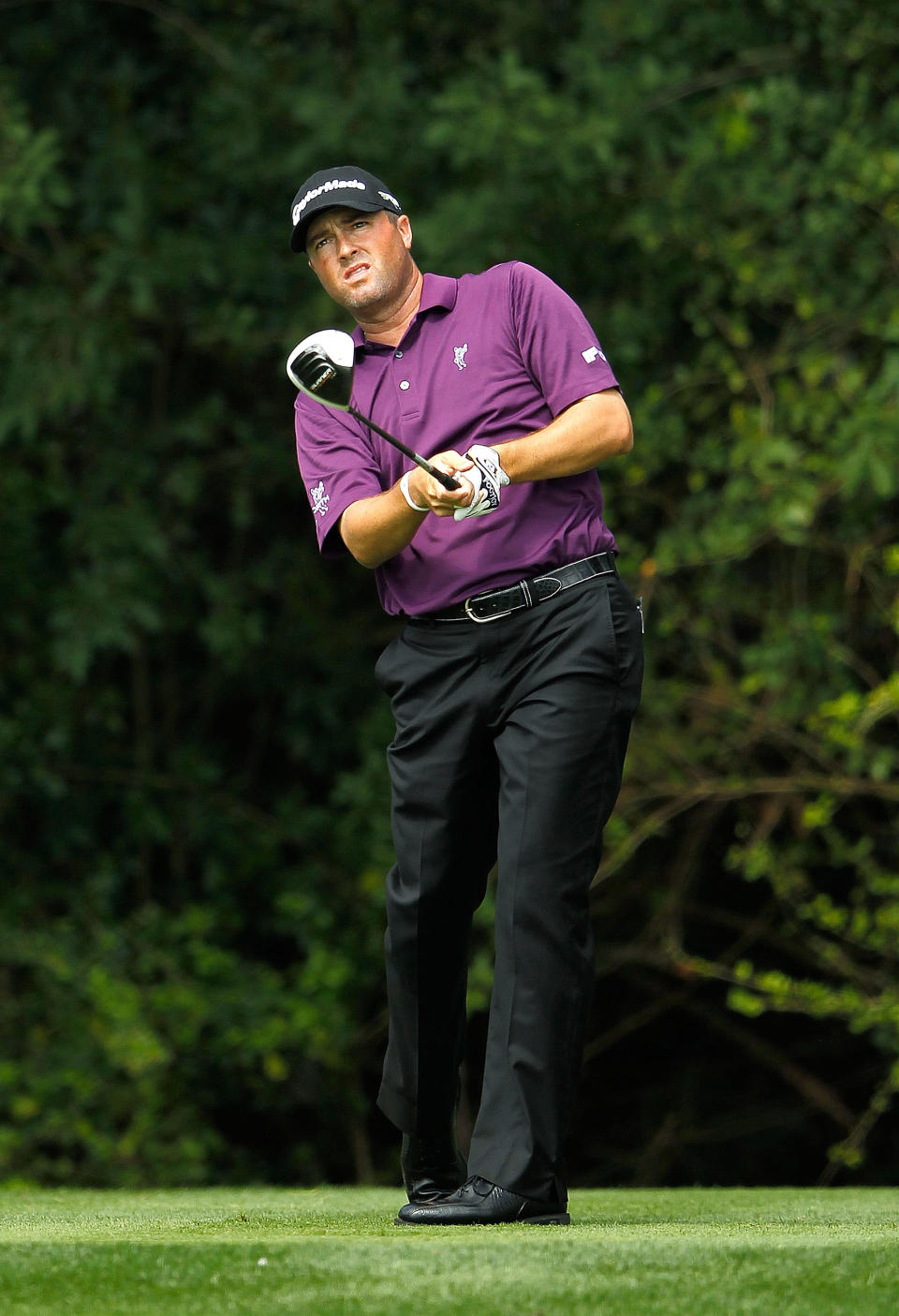 PALM BEACH GARDENS, FL - MARCH 01: Ryan Palmer hits his tee shot on the third hole during the first round of the Honda Classic at PGA National on March 1, 2012 in Palm Beach Gardens, Florida. (Photo by Mike Ehrmann/Getty Images)