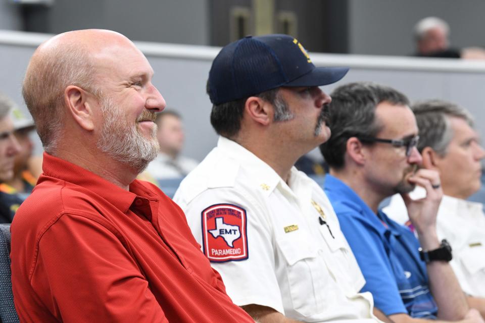 A Pantex Wildfire Relief fundraiser event was held Thursday, April 4, with a recognition ceremony, t-shirt and food trucks to support victims of the recent Texas Panhandle fires.