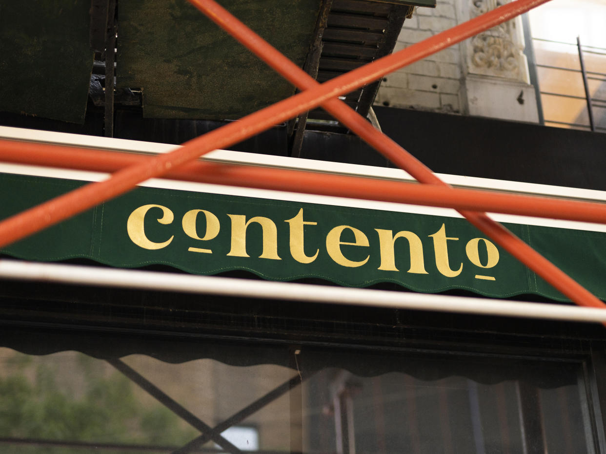 Contento restaurant in NYC  (Elias Williams for TODAY)