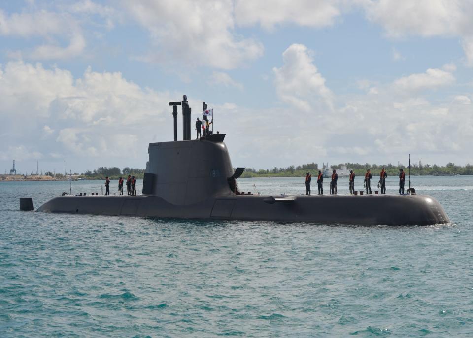 South Korea navy submarine