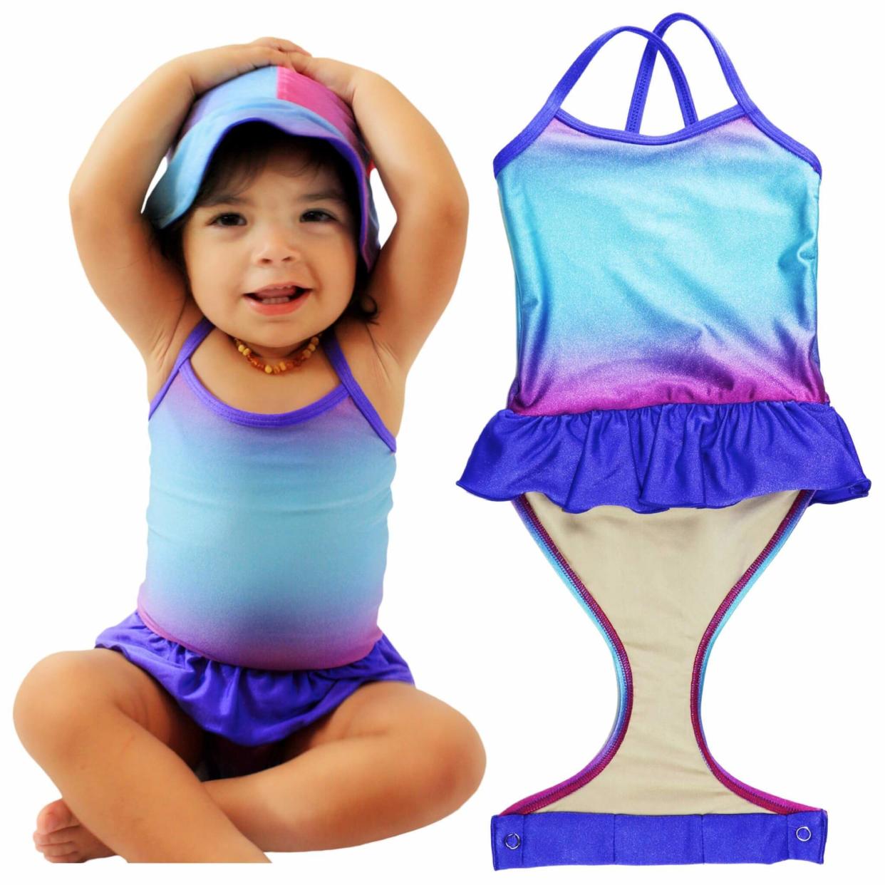 Fasten offers girls&rsquo; swimsuits that come undone at the waist. (Photo: <a href="https://www.fastenswim.com/" target="_blank">Fasten</a>)