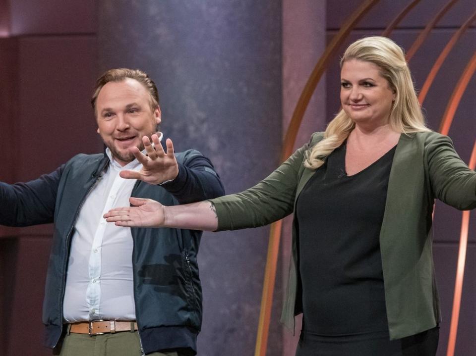 Die Gast-Löwen Anne und Stefan Lemcke.
 (Bild: TVNOW / Bernd-Michael Maurer)