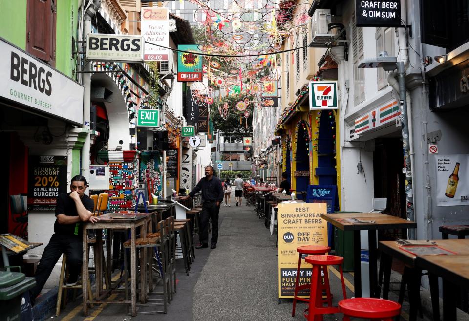 singapore covid 19 empty Haji Lane .JPG