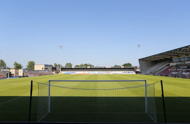 Morecambe's Globe Arena home will stand empty for weeks to come