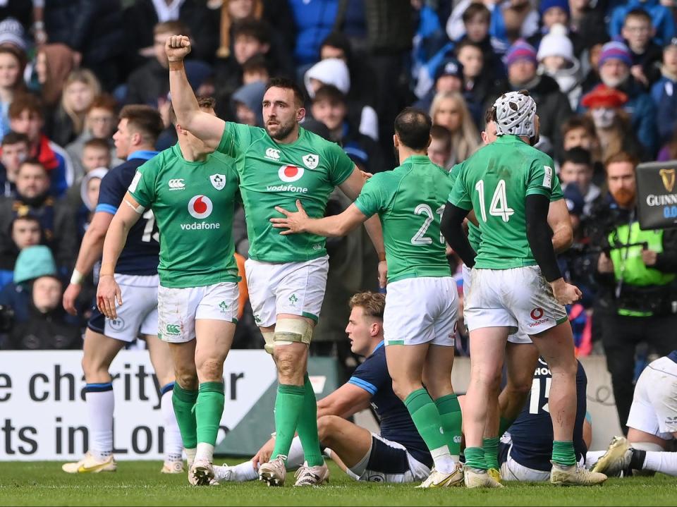 Ireland have been dominant in this year’s Six Nations and present the next test for England (Getty Images)