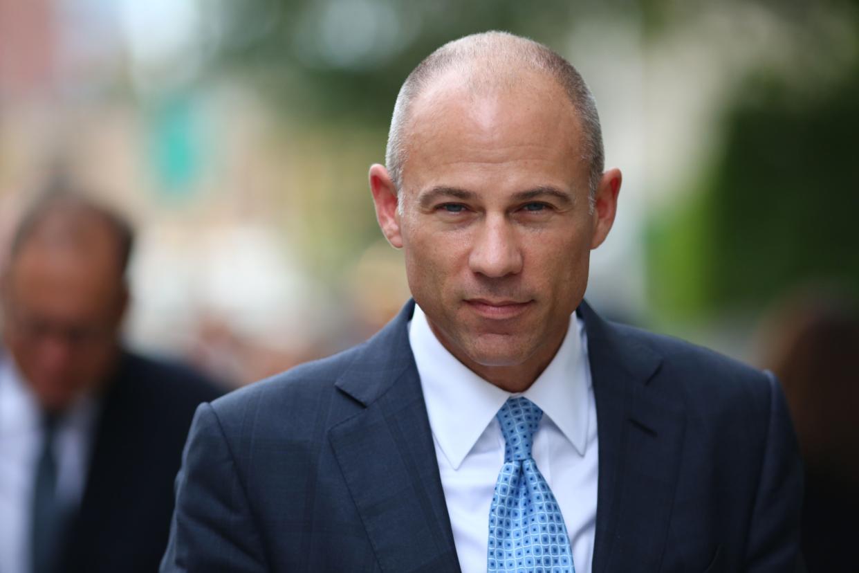 Michael Avenatti is seen outside the Daniel Patrick Moynihan Federal Courthouse on Oct. 8, 2019 in New York.