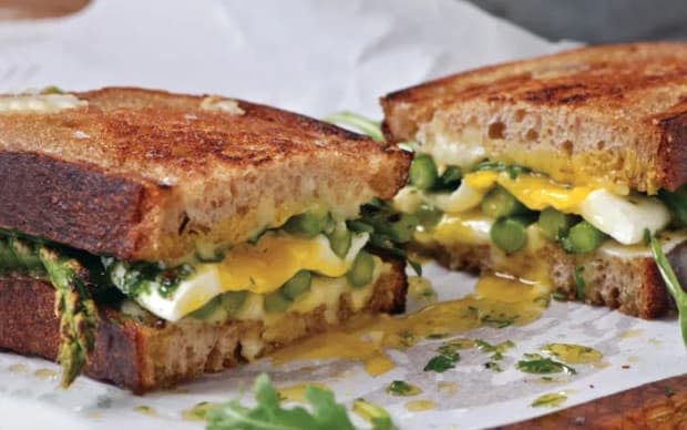 <p><a href="https://parade.com/841654/communitytable/grilled-asparagus-taleggio-and-fried-egg-panini/" rel="nofollow noopener" target="_blank" data-ylk="slk:Cara Mangini;elm:context_link;itc:0;sec:content-canvas" class="link ">Cara Mangini</a></p>