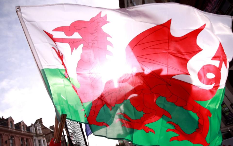 Welsh flag - Adam Davy/PA